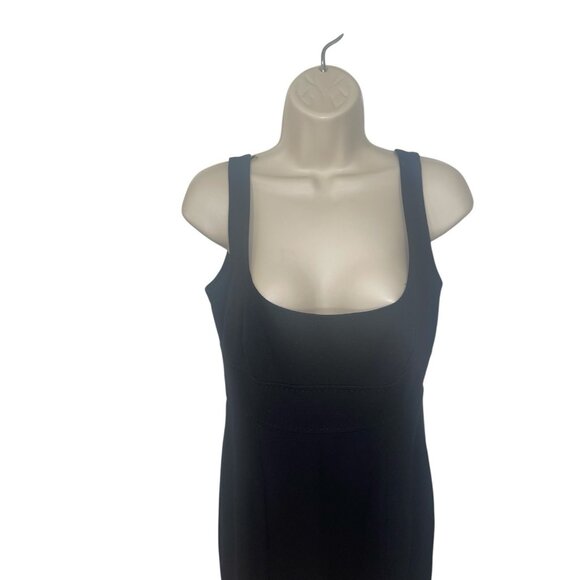 ELIE TAHARI Women's Size Medium Little Black Dress with Stitching Details - Picture 3 of 11
